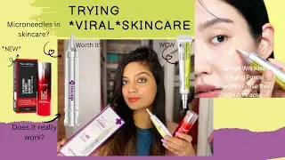 TRYING *VIRAL* SKINCARE PRODUCTS || CELIMAX , DR SHETH