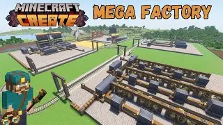 I Built a Mega Factory Create Mod Minecraft EP7 S5