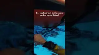 Watch the full capsize drill 👆 #RNLI #Lifeboats #EmergencyServices #Training #SeaSurvivalPool