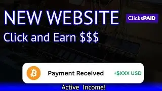 How To Earn $0.05 PER CLICK With ClicksPAID! (BTC Payment Proof)