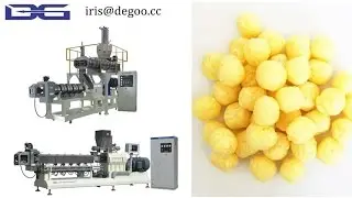 Cheese ball/corn puffed ball production line from Jinan DG machinery