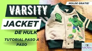 💥VARSITY HULK | Molde Gratis! | Tutotrial Paso a Paso💞