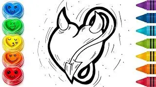 Dark Aesthetic Heart | Easy Drawing Ideas