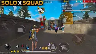 FIZ 23 KILLS USANDO A MELHOR SENSI SOLO X SQUAD!! FREE FIRE MOBILE