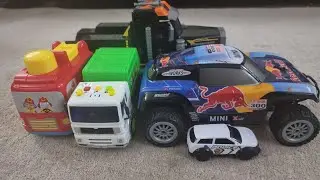 Excavator Dump Truck Rescue Bridge Building Toys Toys Review and Learning Name and Sounds