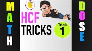 Math Tricks - Find HCF mentally without factorisation (within seconds😱) - [Part1] #shorts #math