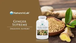 Nature's Lab Ginger Supreme - Contains Ginger Extract + Turmeric Extract to Support Digestive Health