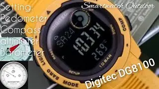 SmartWatch Digitec Outdoor DG8100 Apakah Akurat Barometer Altimater Compass Pedometer??