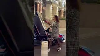 Billionaire Russian couple leaving Hotel Paris in Lamborghini #monaco #luxury #trending #lifestyle