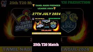 Salem Spartans vs Lyca Kovai Kings 25th T20 match | 27th July 2024 #shorts #youtubefeed #tnpl #lkk