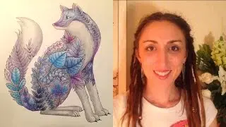 How to colour in with pencils. Crisanne's Colouring Class for Adults - Episode 1