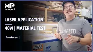 Laser application | Monport K40 | Material test