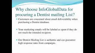 Dentists Mailing List