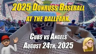 2025 Donruss Baseball While Attending Cubs vs Angels On August 24, 2025