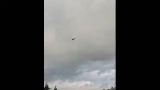 Military🚁Helicopter Apache Flying Low Near Joint Base Lewis McChord ASMR [Washington State USA]