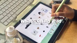 what’s on my iPad 🍎 productivity apps: iOS 17 tips, cute widgets, aesthetic lockscreen + homescreen
