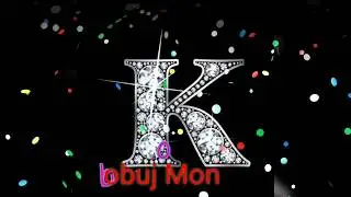 K letter romantic WhatsApp status video