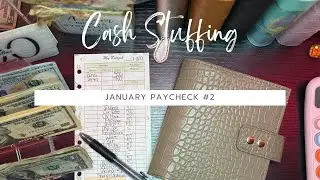 Cash Stuffing January Paycheck #2 Low Income $536