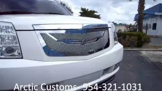 Arctic Customs- Cadillac Escalade with Forgiato Grill Kit N 26