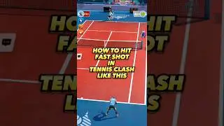 How To Hit Fast In Tennis CLASH #shorts #tennisclash