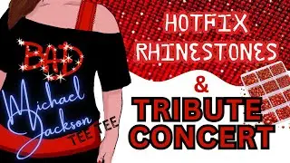 I Turned a Boring T-Shirt into a Sparkly Michael Jackson Masterpiece: Hotfix Rhinestones