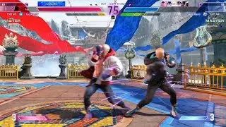 Street Fighter 6 Sparring with green mario