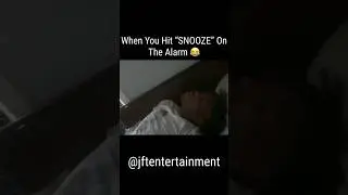 When You Hit &ldquo;SNOOZE&rdquo; On The Alarm 😂 #jft #funny