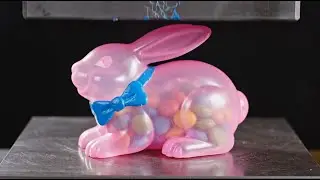 Transforming a Fluffy Cloud Toy with a Rainbow into a Pancake | Silent Squish ASMR