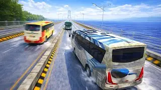Passenger Drop off At Location | Volvo Bus | Bus Games | Simulator Passengers  #busgames #3dgames