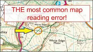 Map Reading Mistakes - the most common error