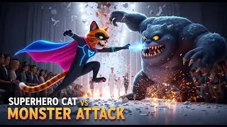 The Secret Life of a Superhero Cat: A 3D Animation Short Film That's Pure Action Comedy!