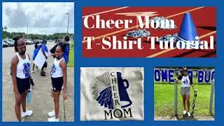 Cricut Cheer Mom T-Shirt Tutorial