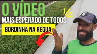 COMO FAZER A BORDINHA NA RÉGUA NO SEU JARDIM.