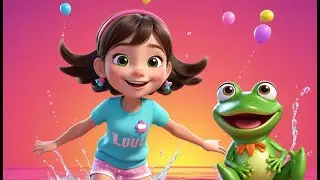 Little Frog Bounce Bounce Count | Fun Counting Song for Kids | Playful Frog Nursery Rhyme