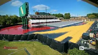 Track & Field Installation Time-lapse - The College of William & Mary