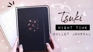 Notebook Therapy Tsuki Night Time Edition Bullet Journal Review + Notebook Comparison & Pen Test