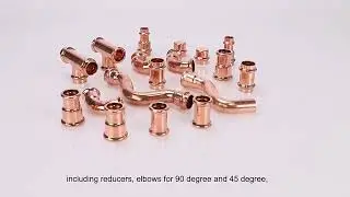 Premium Copper Pipe Fittings for Plumbing & HVAC Systems