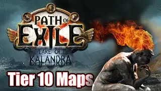 Path of Exile (Lake of Kalandra) - Righteous Fire Inquisitor - Tier 10 Map Gameplay (2022) PoE 3.19