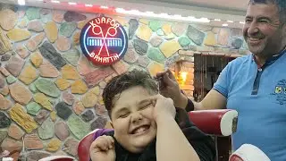 ASMR TURKISH BARBER BAHATTIN BEST THERAPY & HEAD SHAMPOO BACK ARM PALM NECK EAR FACE MASSAGE