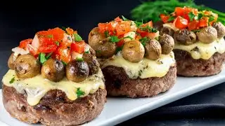 ❗️ Unbelievably DELICIOUS! Meat Baskets with Mushrooms under Hot Cheese😍