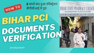 After document submitted at BIHAR PCI for Registration.what is the process ❓💬🔔Pharmacist💊⚕️ impvideo