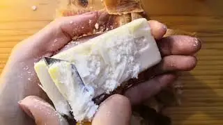 АСМР. РЕЗКА РЕТРО МЫЛА. ASMR.CUTTING OLD SOAP  #ретромыло #мылоссср