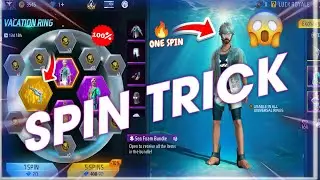  VACATION RING event spin Trick | Freefie ring event one spin trick |🔥