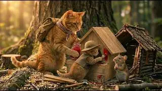 They Found a Tiny Mouse With No Home… What This Cat Family Did Next Will Melt Your Heart