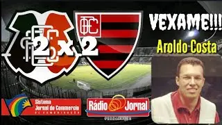 Santa Cruz 2 x 2 Oeste-SP (Narração Aroldo Costa - Rádio Jornal) Brasileirão Série 'B' 17.10.2017