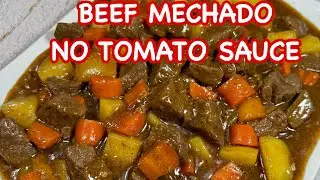 BEST BEEF Mechado Without Tomato Sauce - A Flavorful Twist! | So quick and easy to make