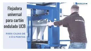 Flejadora universal para cart&oacute;n ondulado UCB | Mosca