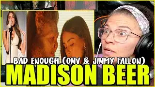 Madison Beer - Bad Enough (Live on Jimmy Fallon & Official Music Video | Reaction