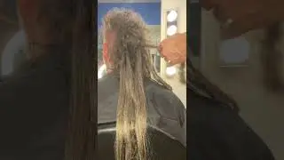 Synthetic dreads tutorial #syntheticdreads #synthetichair #deadhead # boho #greyhair #pinchbraids