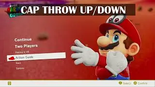 Cap: Throw Up and Down (Actions) [Mario Odyssey]